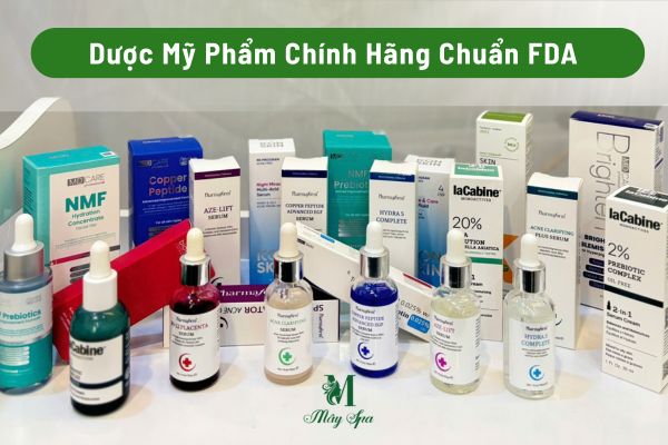 Hoạt chất peel da chuẩn FDA sử dụng trong liệu trình trị tàn nhang tại Mây Spa