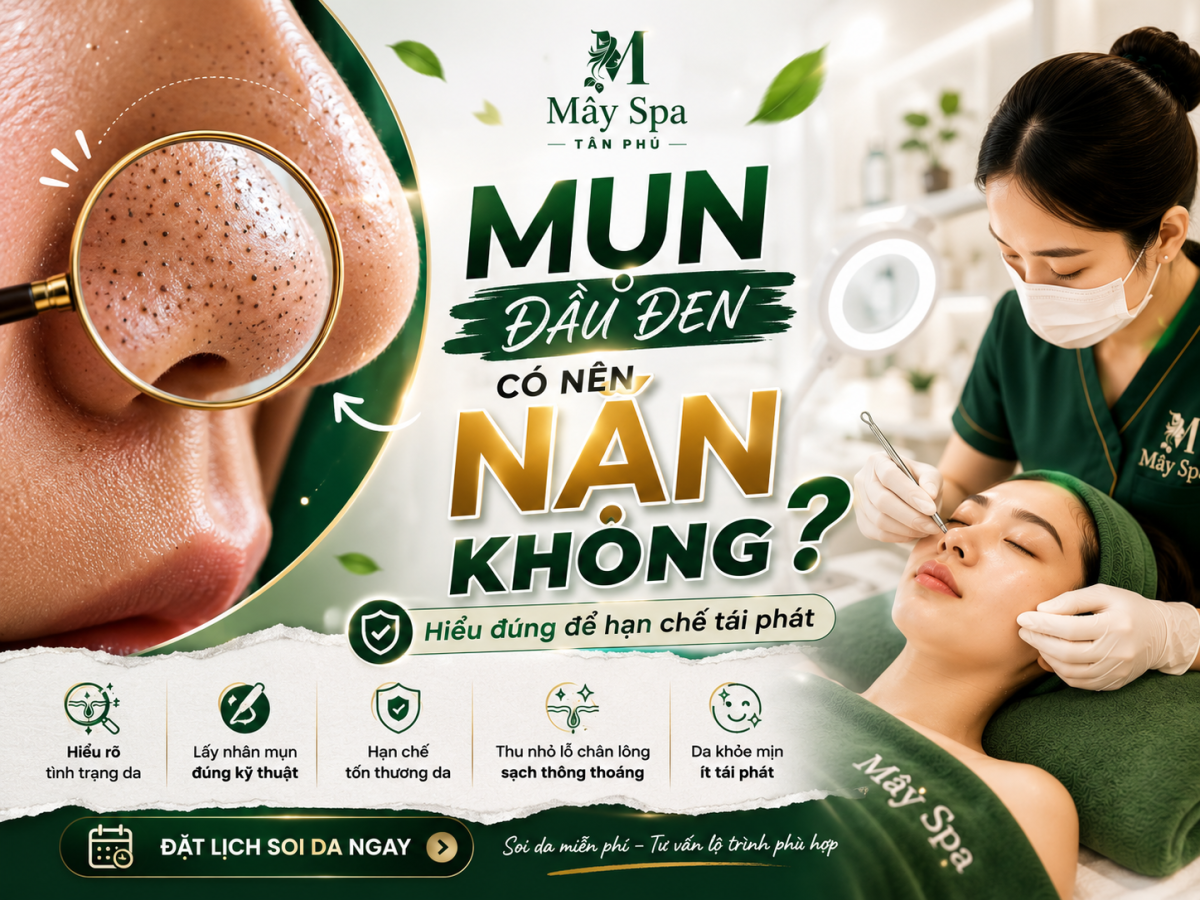 Mụn đầu đen c&oacute; n&ecirc;n nặn kh&ocirc;ng ?