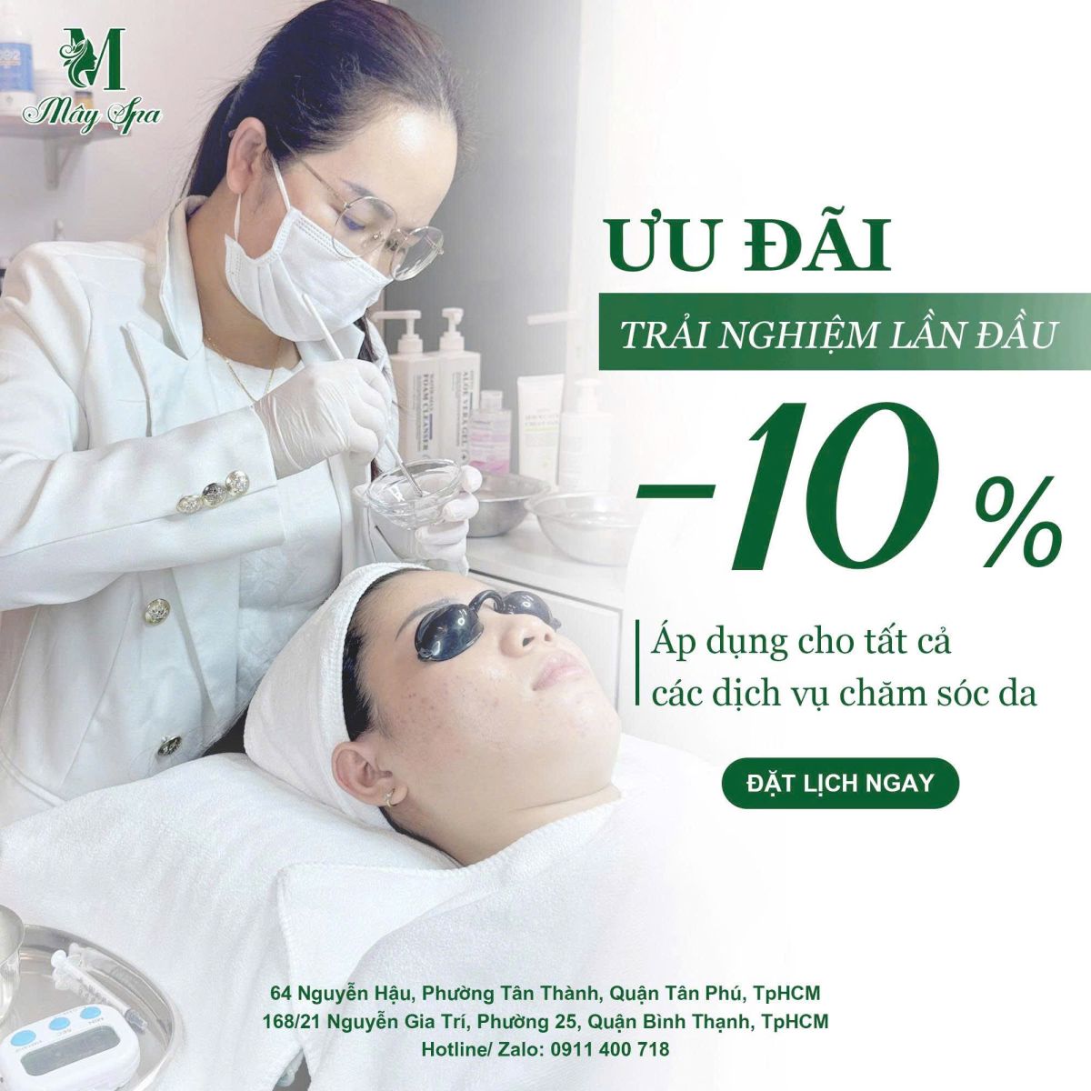 M&acirc;y spa T&acirc;n Ph&uacute; - Địa chỉ điều trị mụn trứng c&aacute; uy t&iacute;n