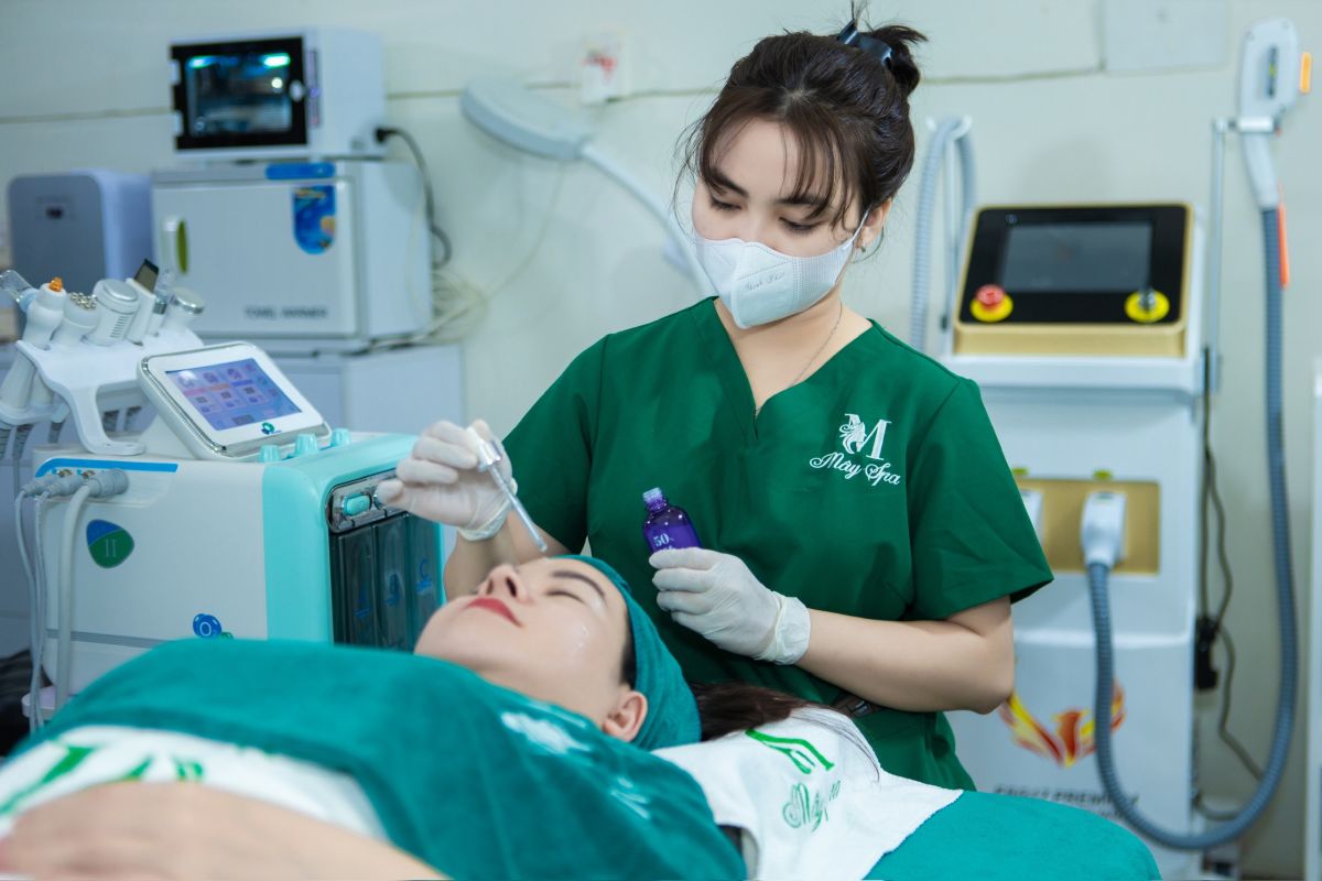 Mây spa - Spa trị mụn uy tín Tphcm được các bạn trẻ yêu thích