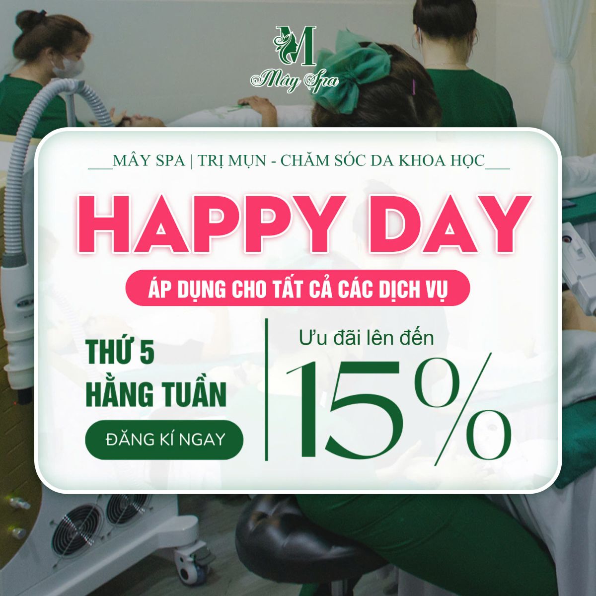 giờ vàng ưu đãi tại mây spa