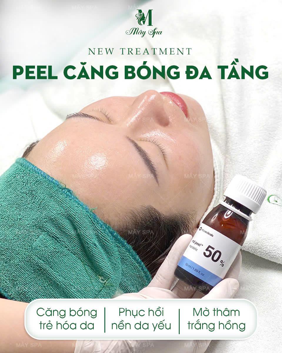 Peel căng bóng đa tầng đang được ưa chuộng tại Mây Spa