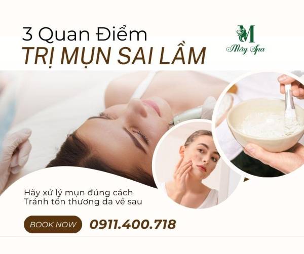 3 Quan Điểm Sai Lầm Khi Tự Trị Mụn 3 Quan Điểm Sai Lầm Khi Tự Trị Mụn