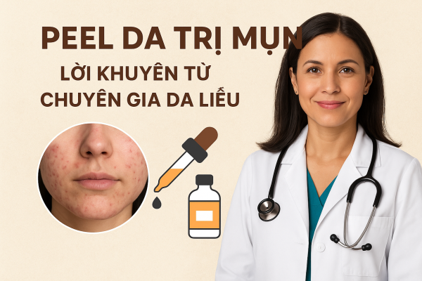 Peel da trị mụn có tốt không? Lời khuyên từ chuyên gia da liễu