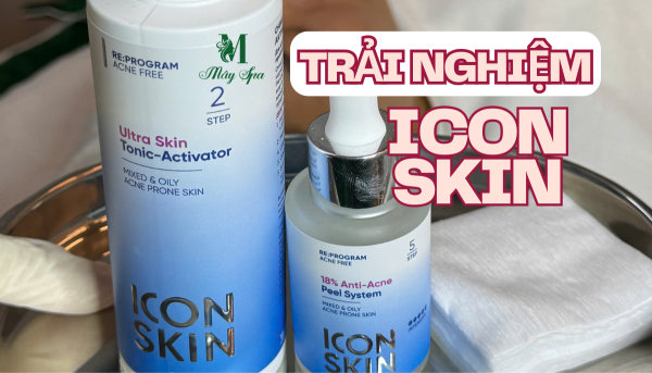 Trải Nghiệm Peel Trị Mụn ICON SKIN Giá Ưu Đãi Tại Mây Spa Tân Phú – Làn Da Sạch Mụn, Không Bong Tróc