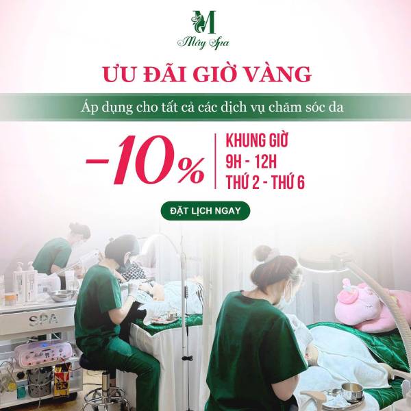 GIỜ VÀNG ƯU ĐÃI TẠI MÂY SPA TÂN PHÚ