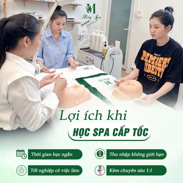 KHÓA HỌC CHĂM SÓC DA CHUYÊN SÂU TẠI MÂY SPA - CƠ HỘI NGHỀ NGHIỆP VỮNG CHẮC | MÂY SPA ACADEMY KHÓA HỌC CHĂM SÓC DA CHUYÊN SÂU TẠI MÂY SPA - CƠ HỘI NGHỀ NGHIỆP VỮNG CHẮC | MÂY SPA ACADEMY