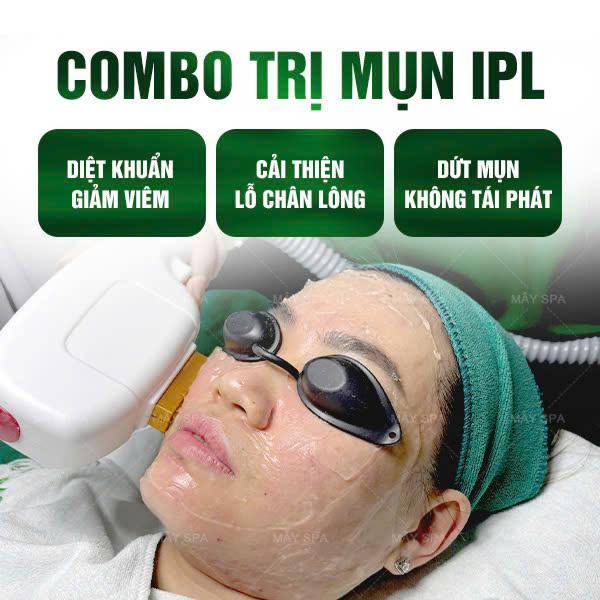 Combo Nặn Mụn + Bắn IPL - Trị Mụn Viêm, Giảm Sưng Đỏ Combo Nặn Mụn + Bắn IPL - Trị Mụn Viêm, Giảm Sưng Đỏ
